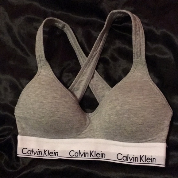 Calvin Klein Intimates & Sleepwear Calvin Klein Padded Bra Crossed Back Poshmark